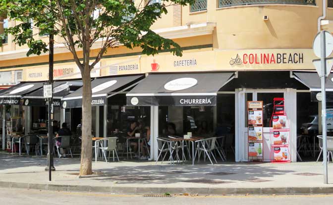 Cafetería La Colina Beach Torremolinos Málaga